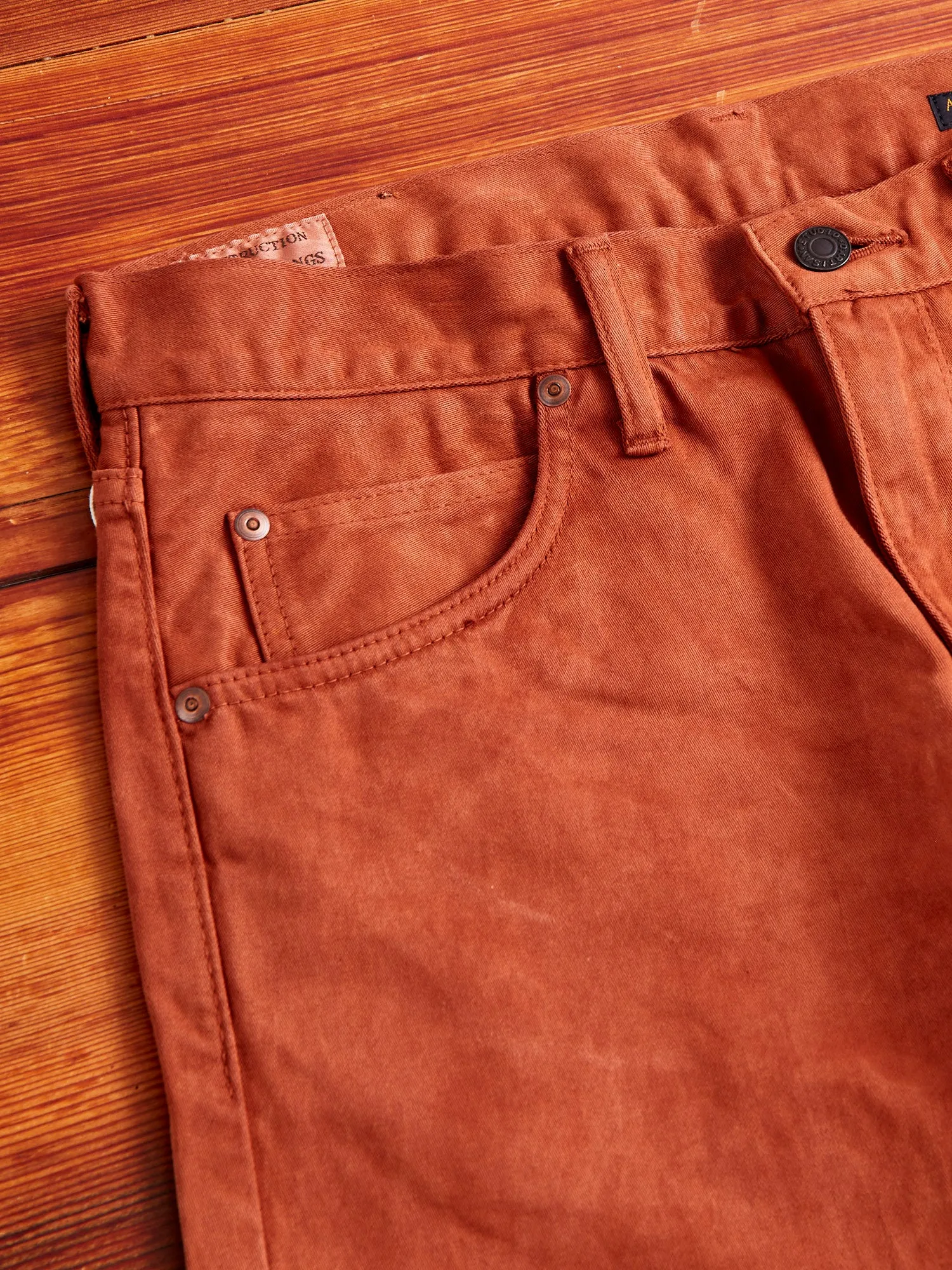 1852S "Brown" Amami Mud Dyed Easterner Jeans - Relaxed Tapered Fit