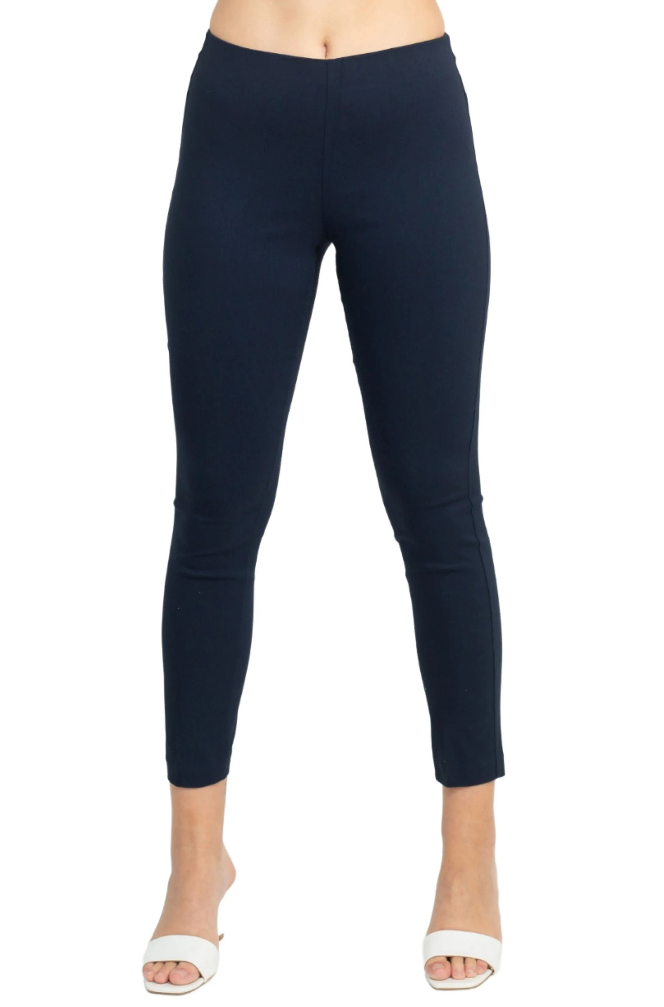 Adrianna Papell Mid Waist Pull On Skinny Pants