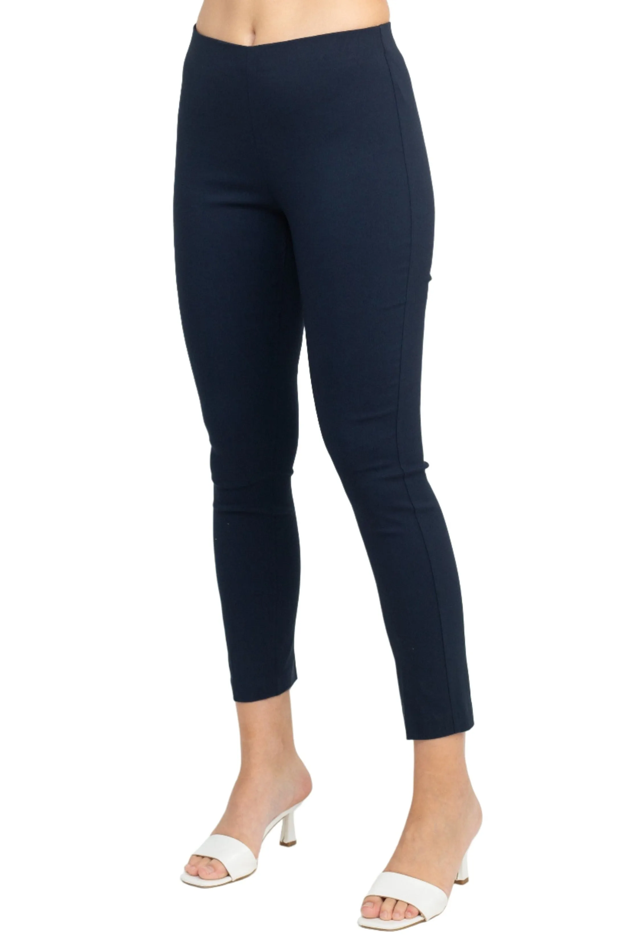 Adrianna Papell Mid Waist Pull On Skinny Pants