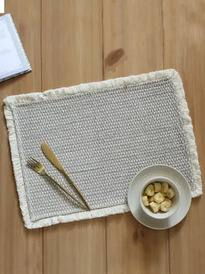 Akasam - Set Of 2 Placemats (Grey)