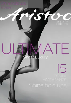 Aristoc Ultimate Sheer Luxury Shine Hold Ups 15 Denier