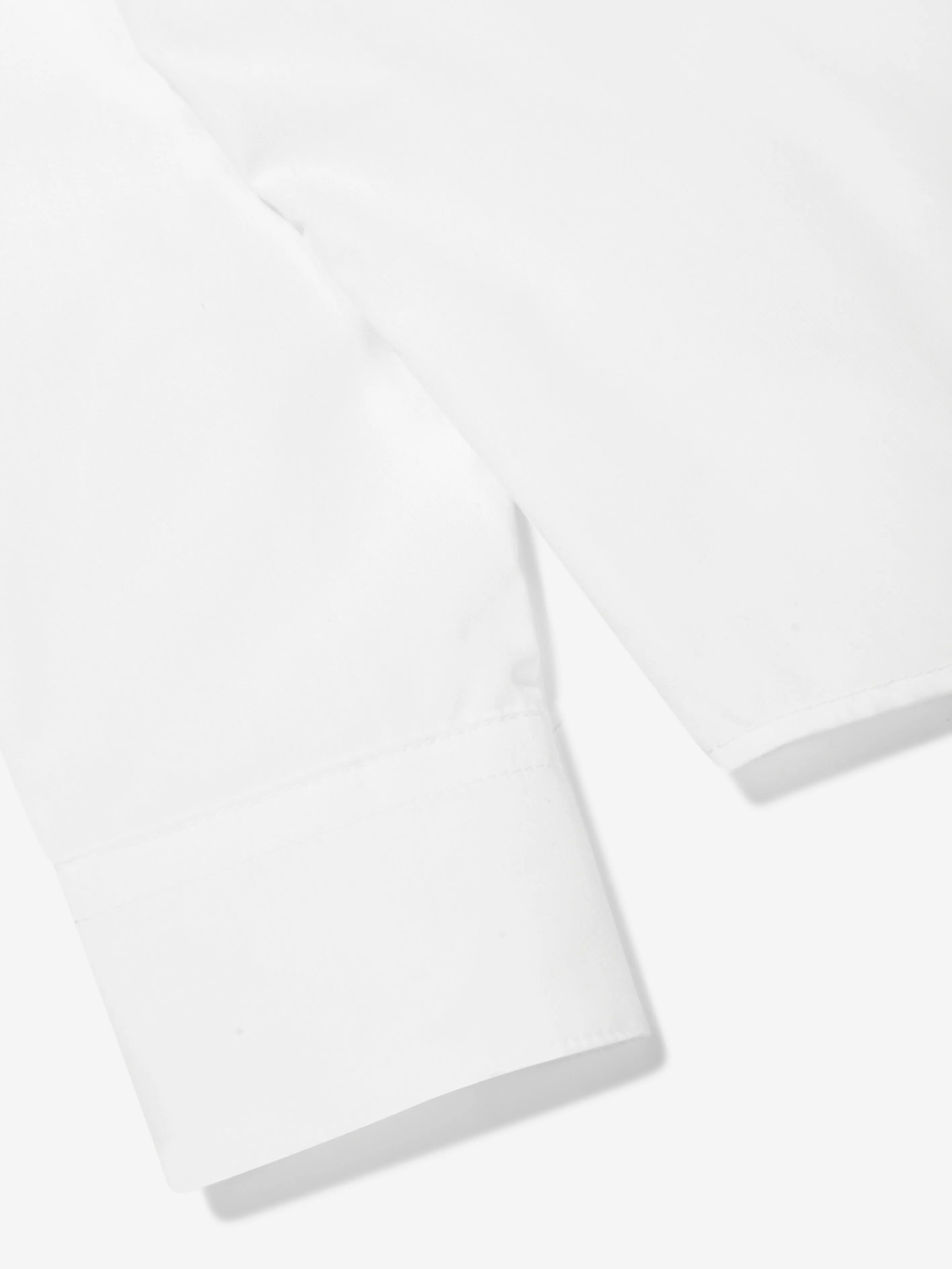 Balmain Boys Logo Collar Shirt in White