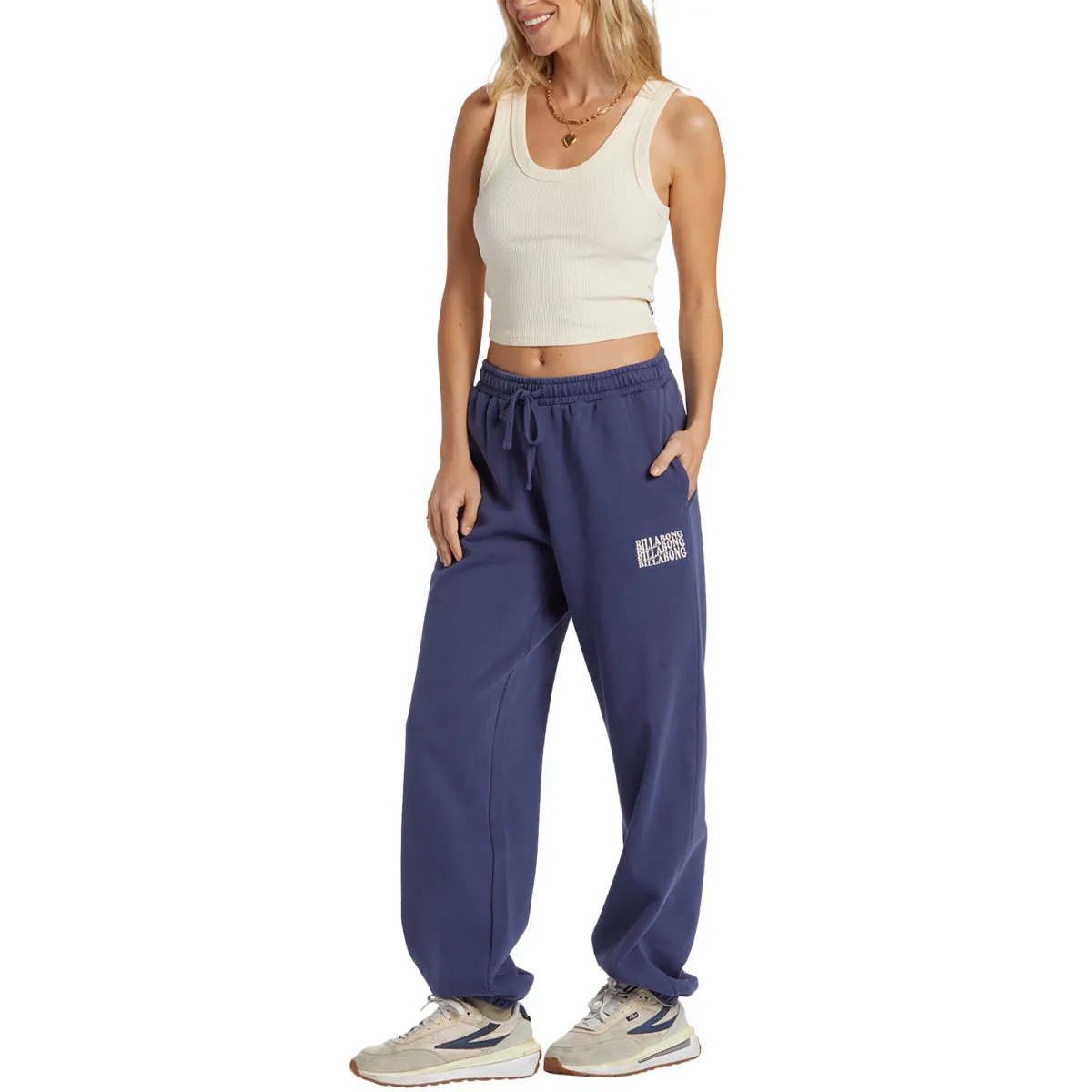 Billabong Women's Palmin Elastic Waist Jogger Sweatpants