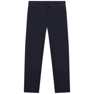 BOSS KIDSWEAR Navy Chino Trousers