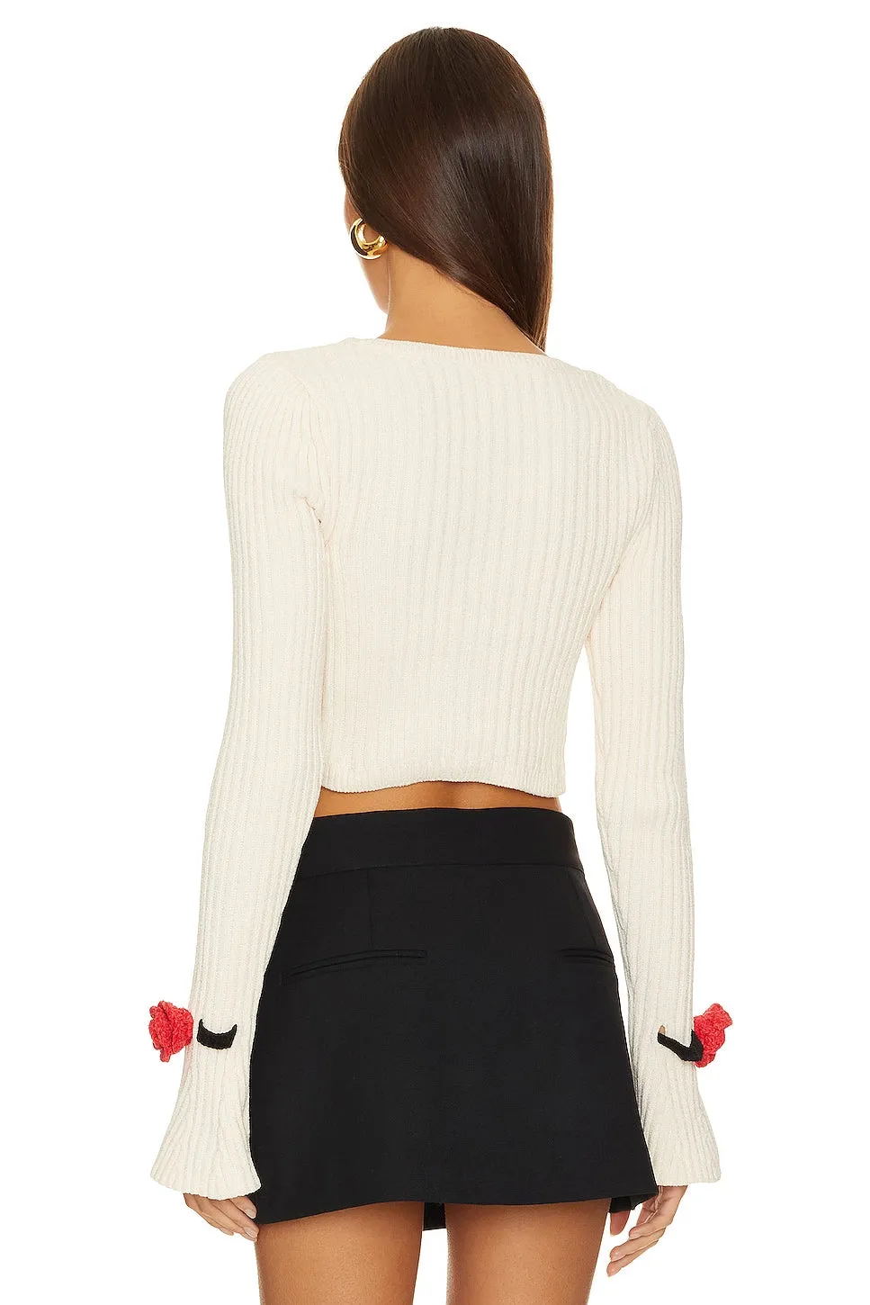 Cardigan For Love & Lemons Roxana, white