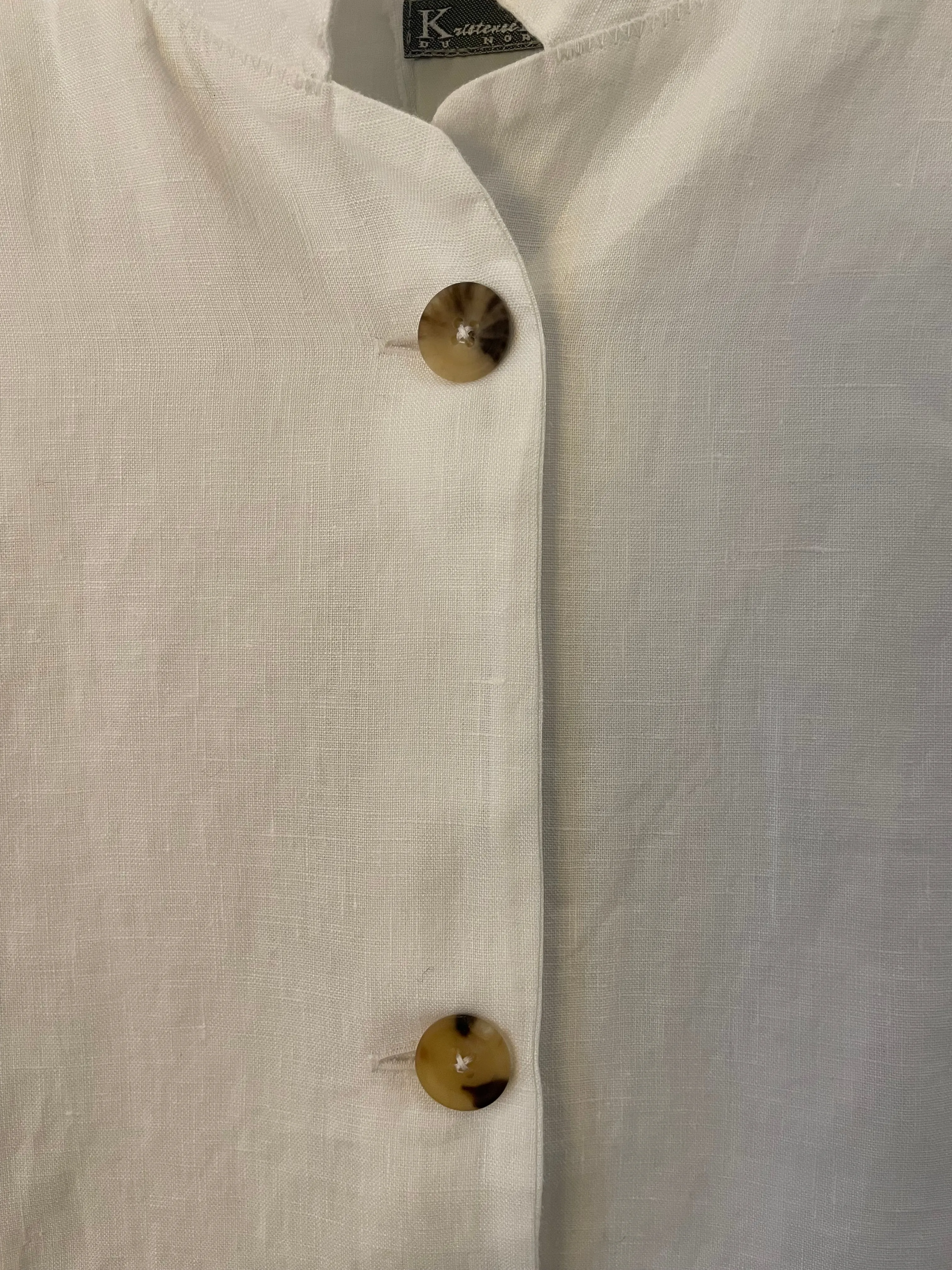 Cotton and Linen Jacket in Optical