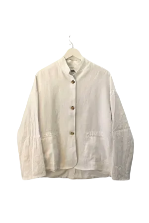 Cotton and Linen Jacket in Optical