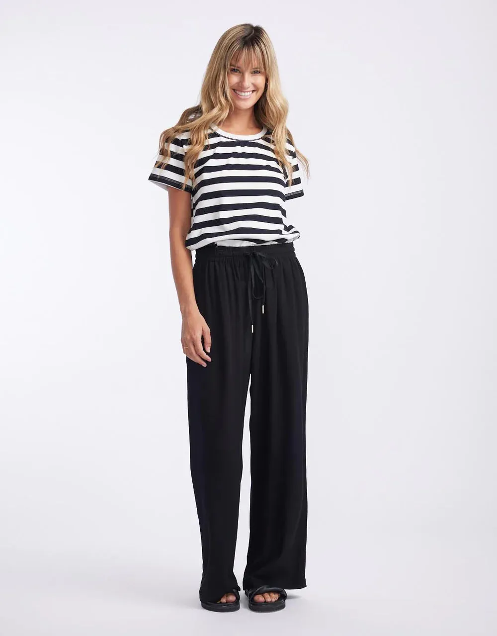 Crepe Pants - Black