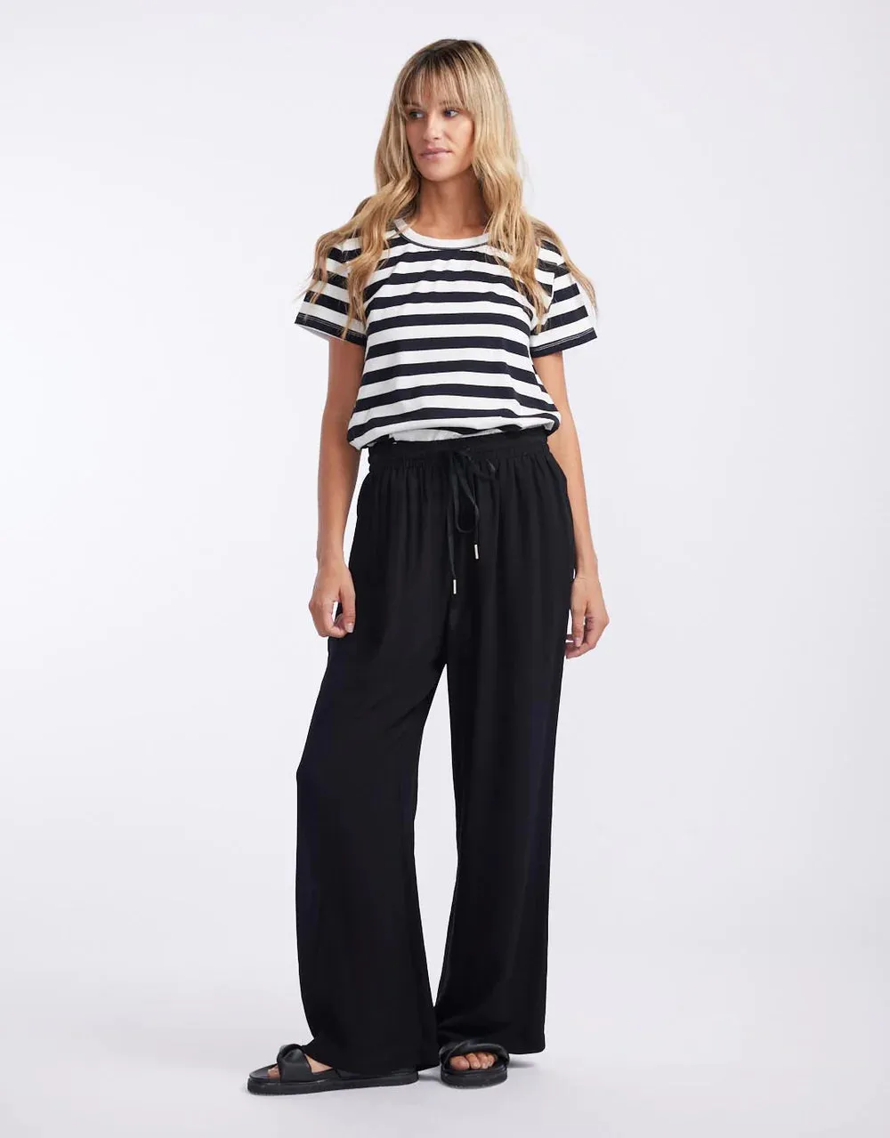 Crepe Pants - Black