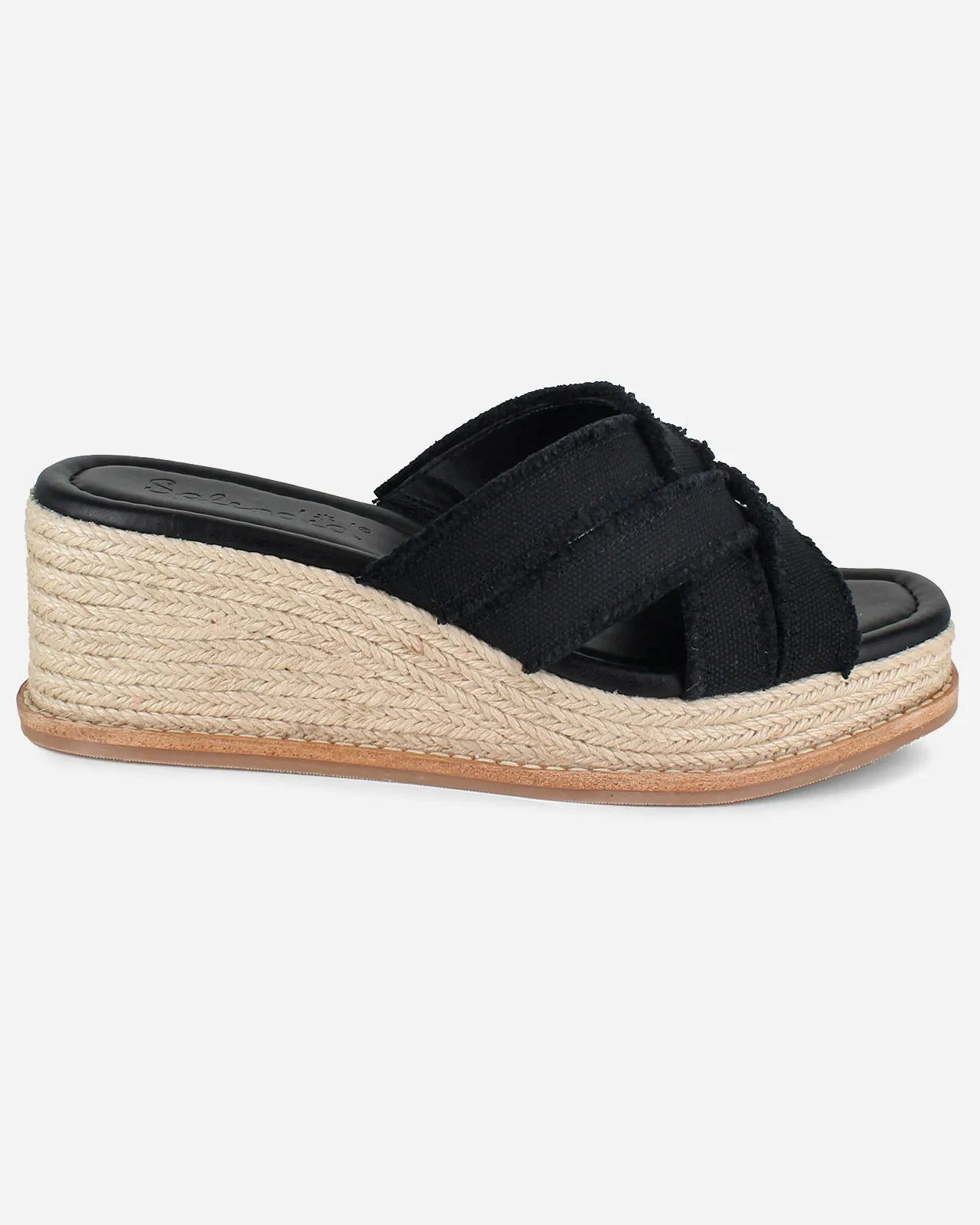 Delliny Wedge in Black