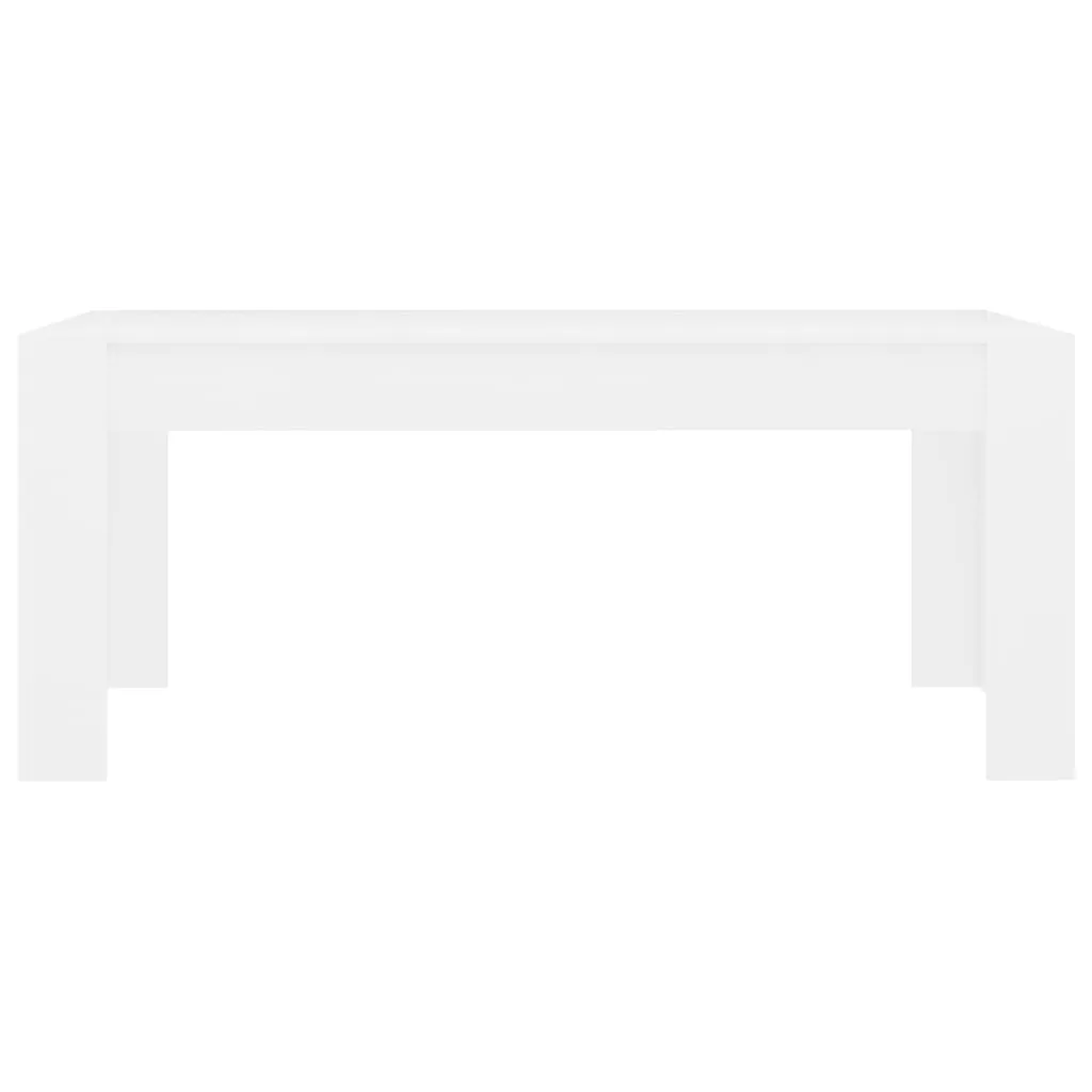 Dining Table White 180x90x76 cm Chipboard