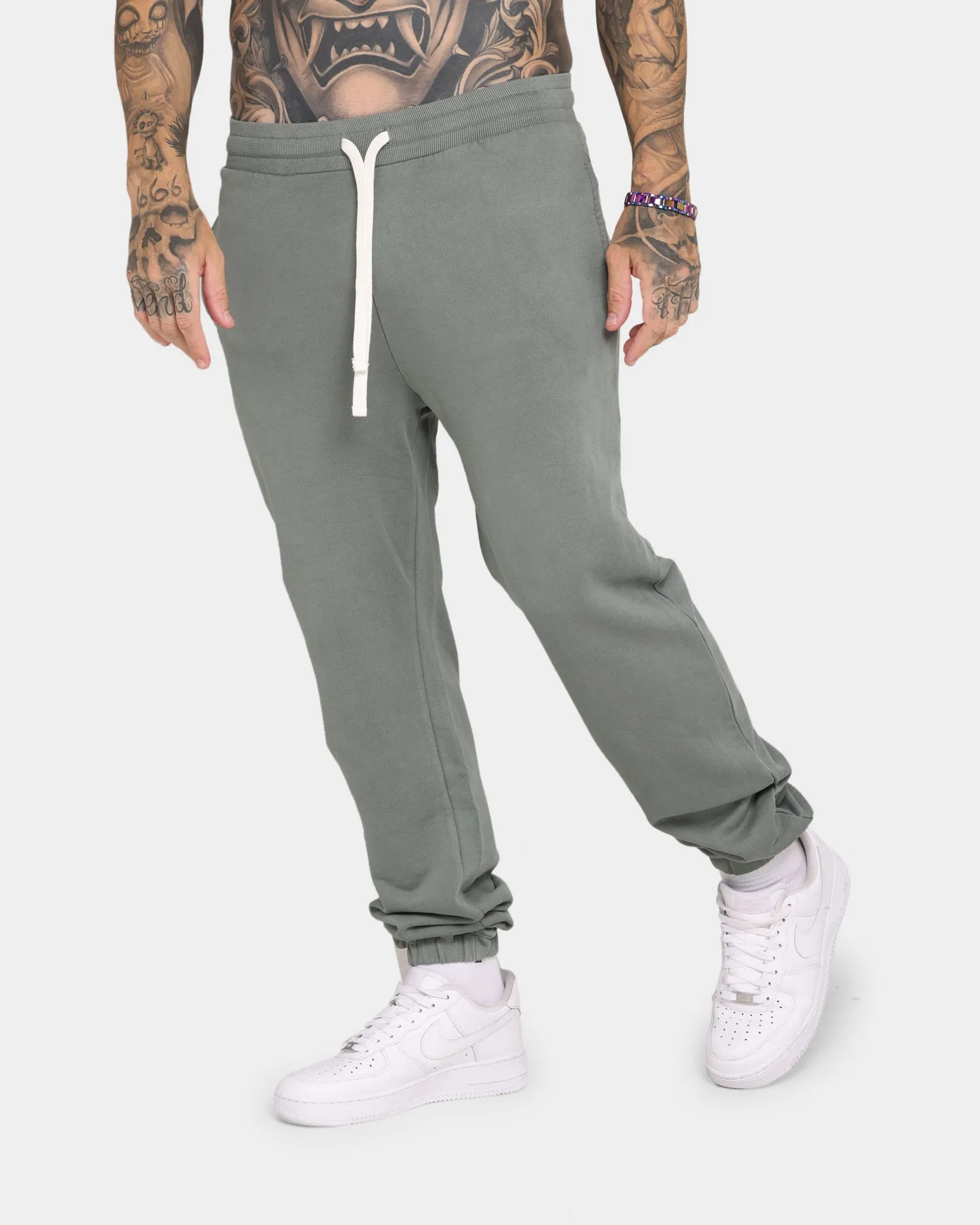 EN ES Cozy Premium Sweat Pants Green