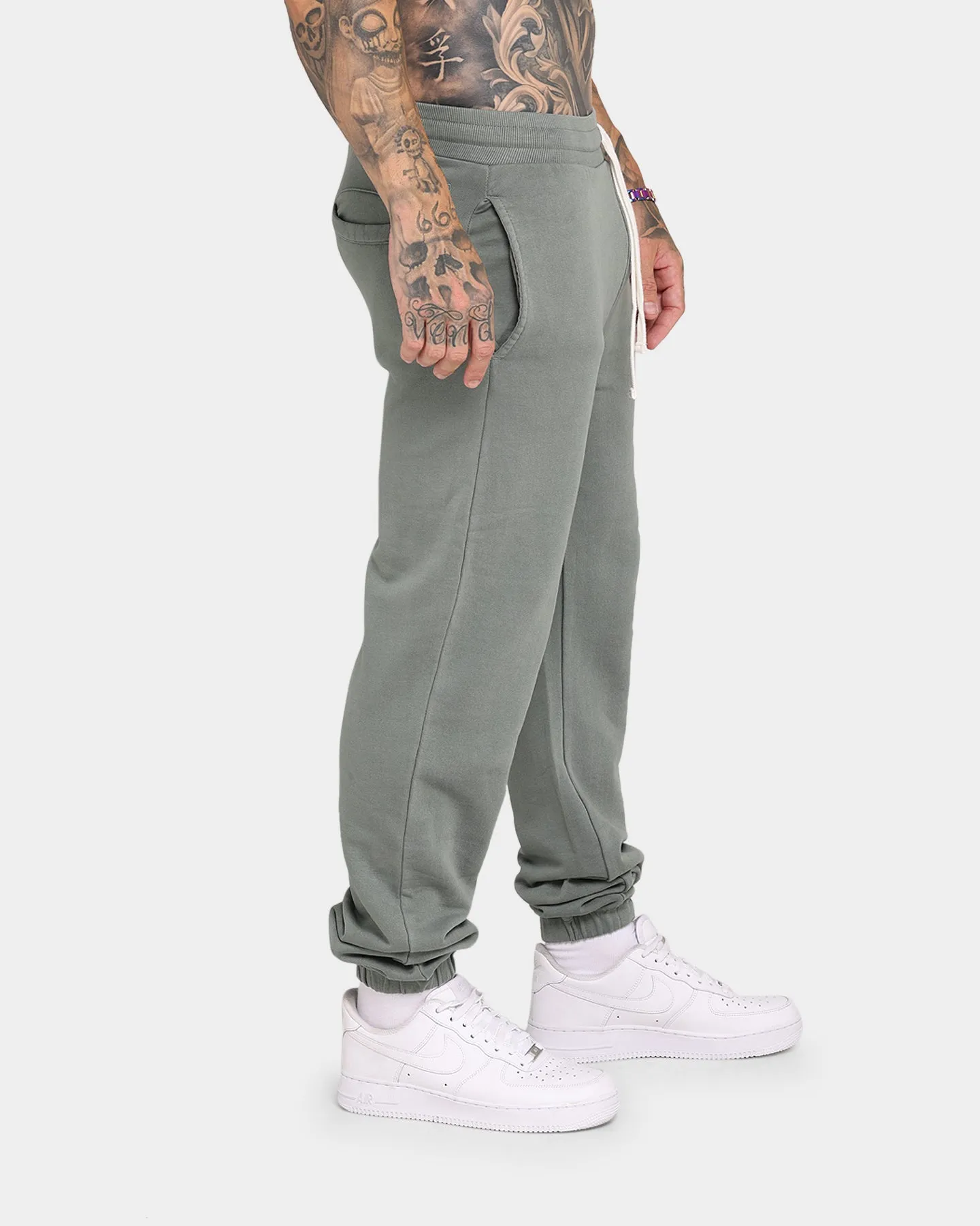 EN ES Cozy Premium Sweat Pants Green