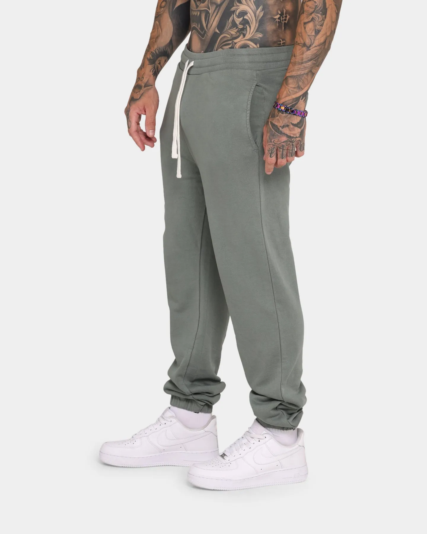 EN ES Cozy Premium Sweat Pants Green