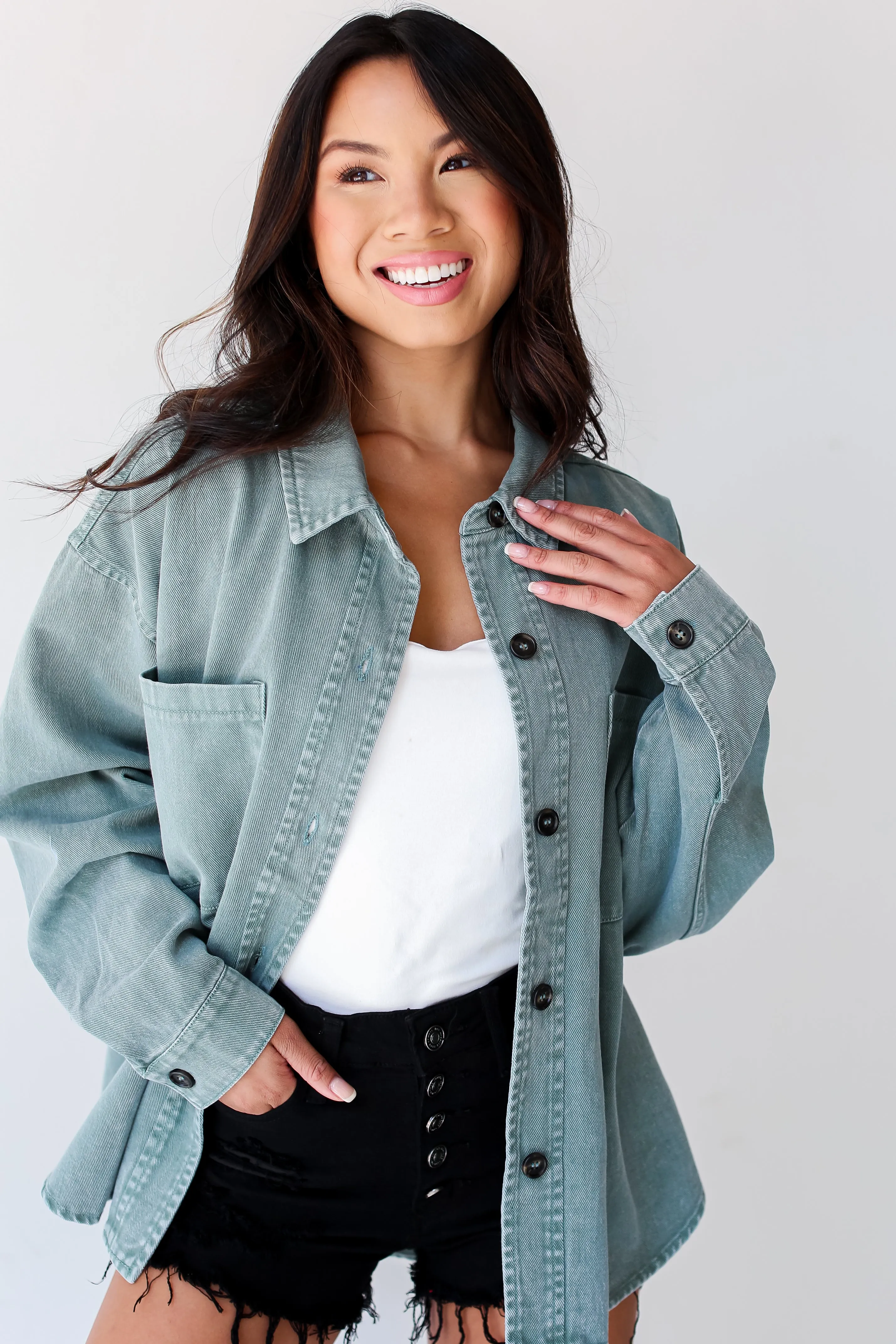 FINAL SALE - Ready To Charm Denim Jacket