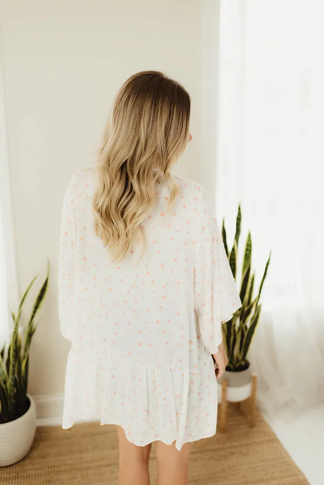 Floral Dot Cardi