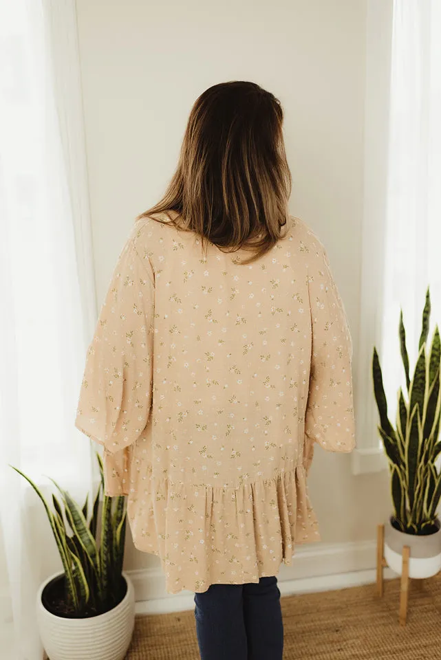 Floral Dot Cardi