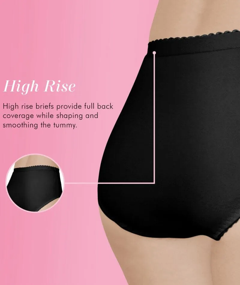 Form Flex® Single Medium Control Cotton Shaping Panty - Black