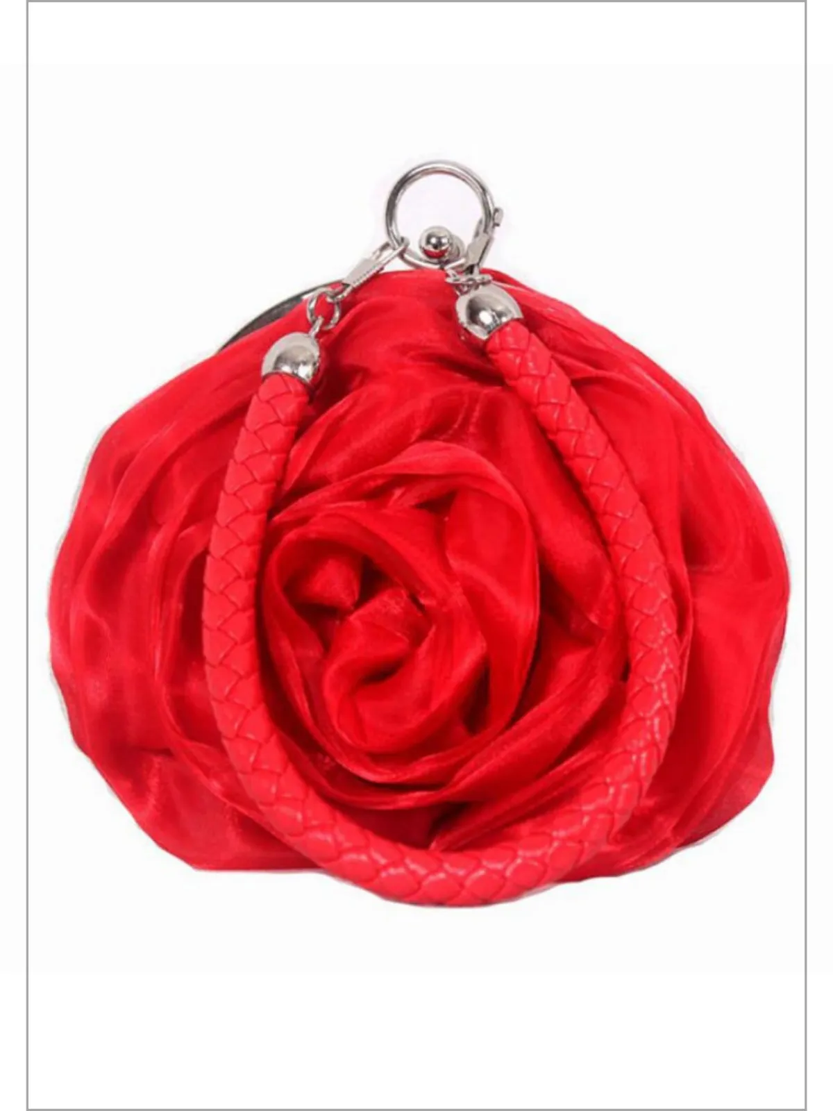 Garden Glam Rose Flower Clutch