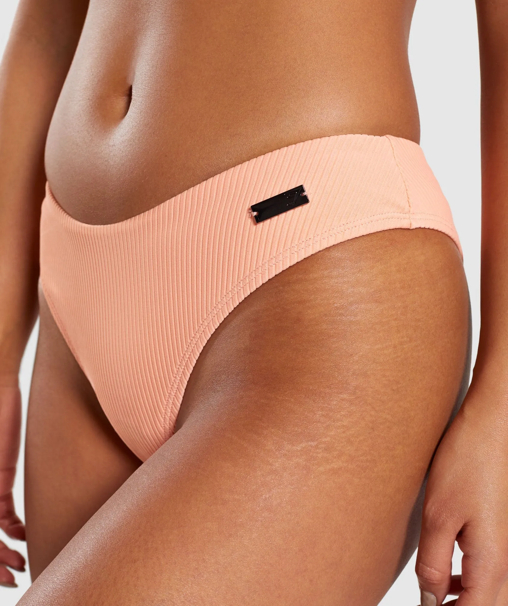 Gymshark Essence Bikini Bottoms - Peach