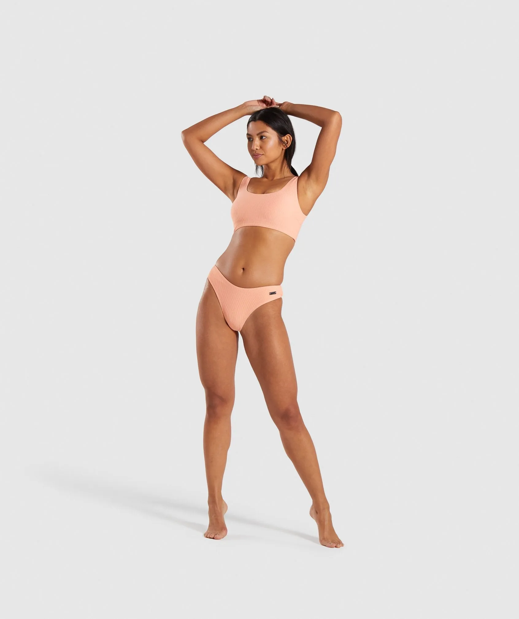 Gymshark Essence Bikini Bottoms - Peach