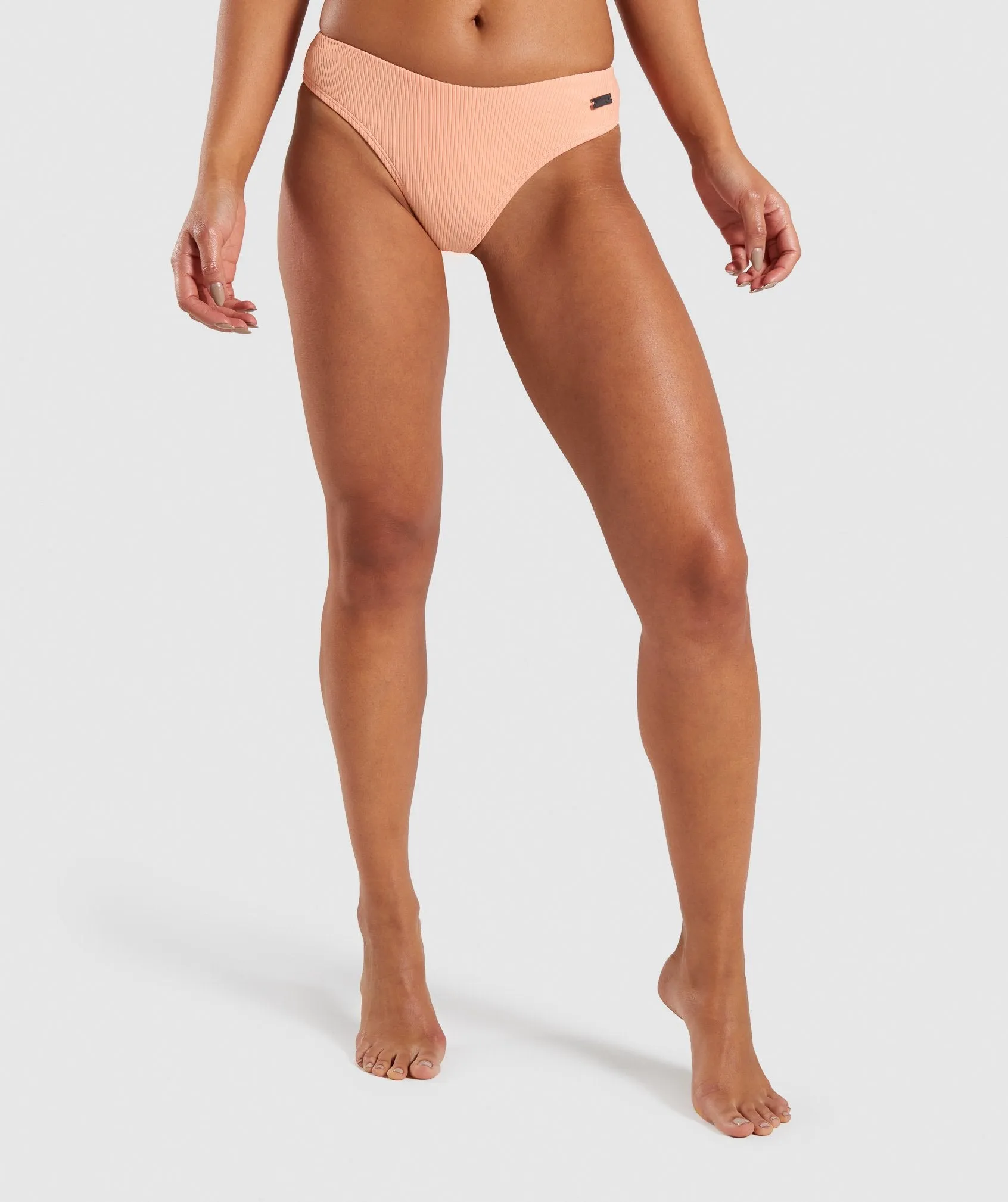 Gymshark Essence Bikini Bottoms - Peach