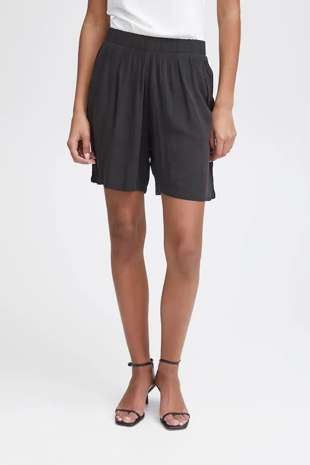 ICHI Marrakech Shorts in Black