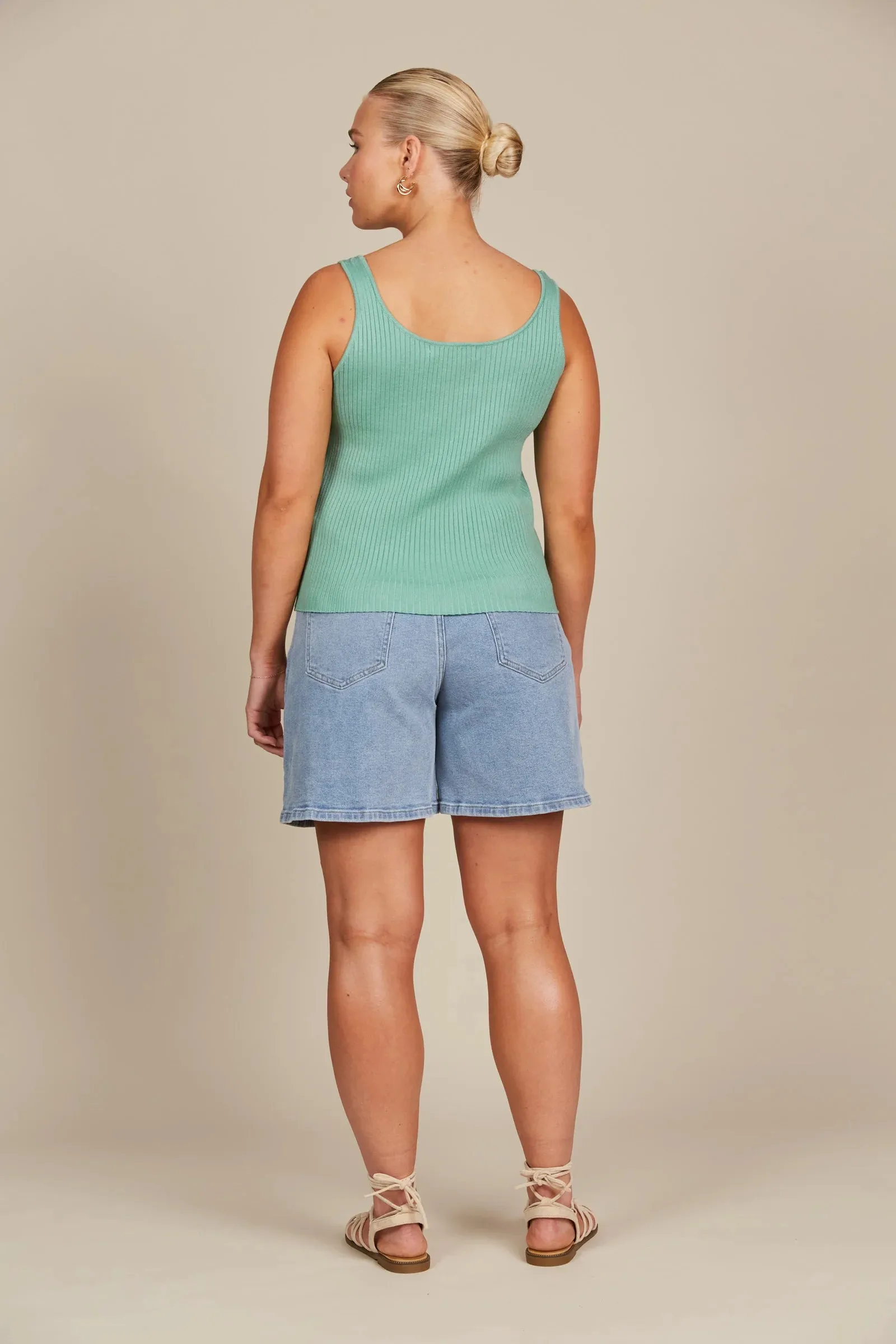 Isle of Mine Adele Tank - Seafoam