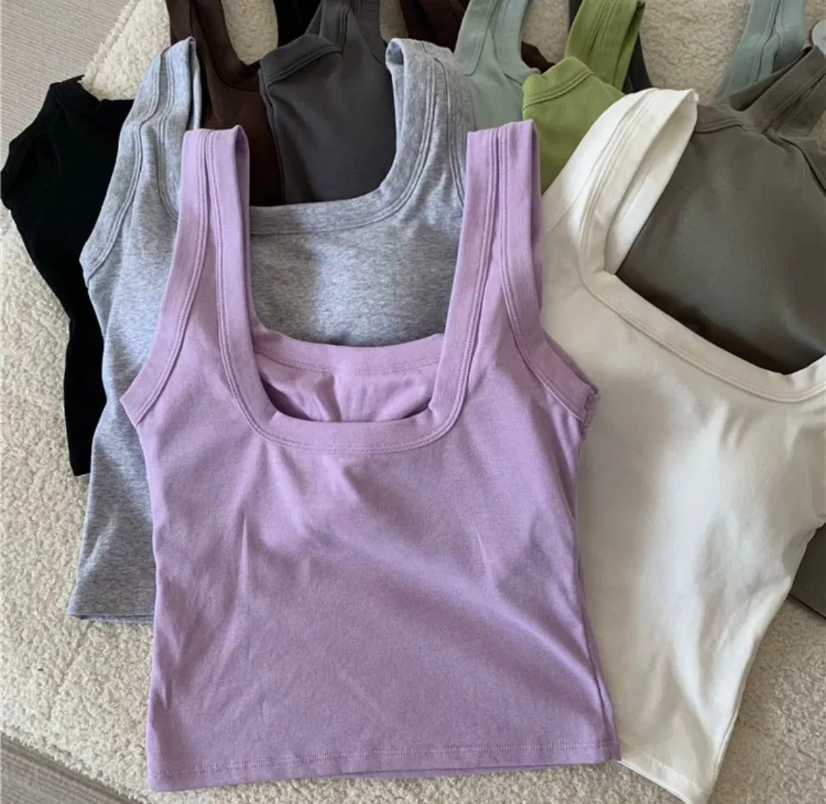 Jared Tank Tops with Inbuilt Bra