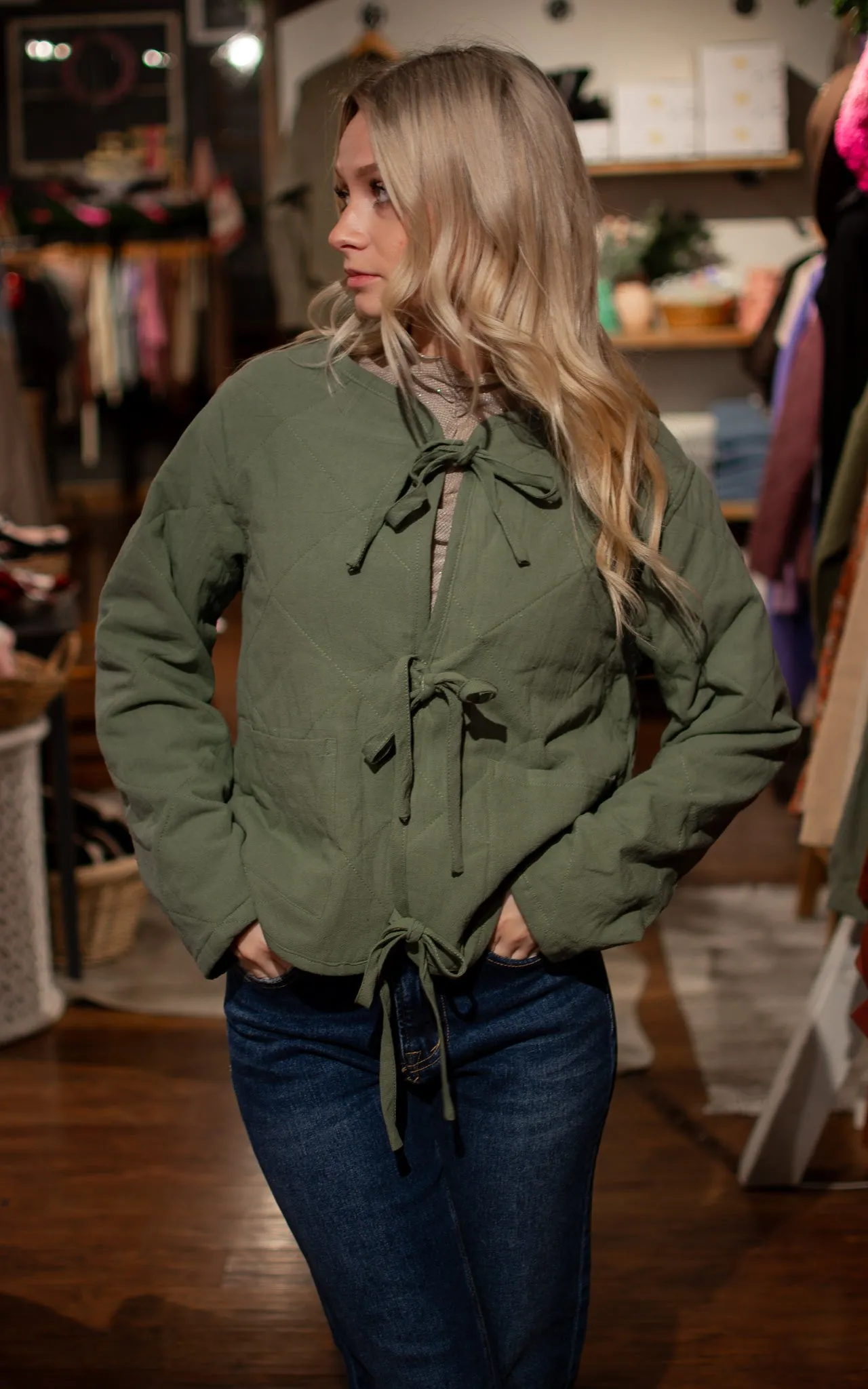 Kale Quilted Jacket