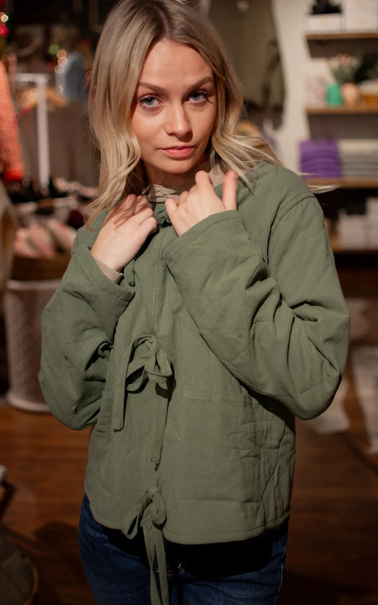 Kale Quilted Jacket