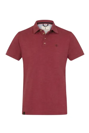 Lighthouse Mens Pier Polo Red