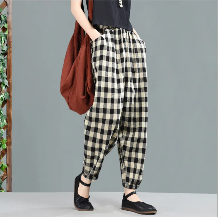 Linen Summer Women Casual Pants LPP97136