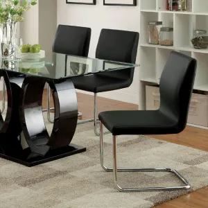 LODIA I Black Dining Table