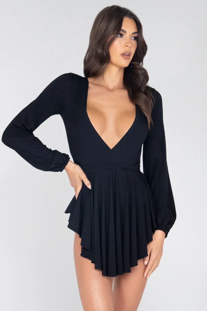 Long Sleeve Skater Dress