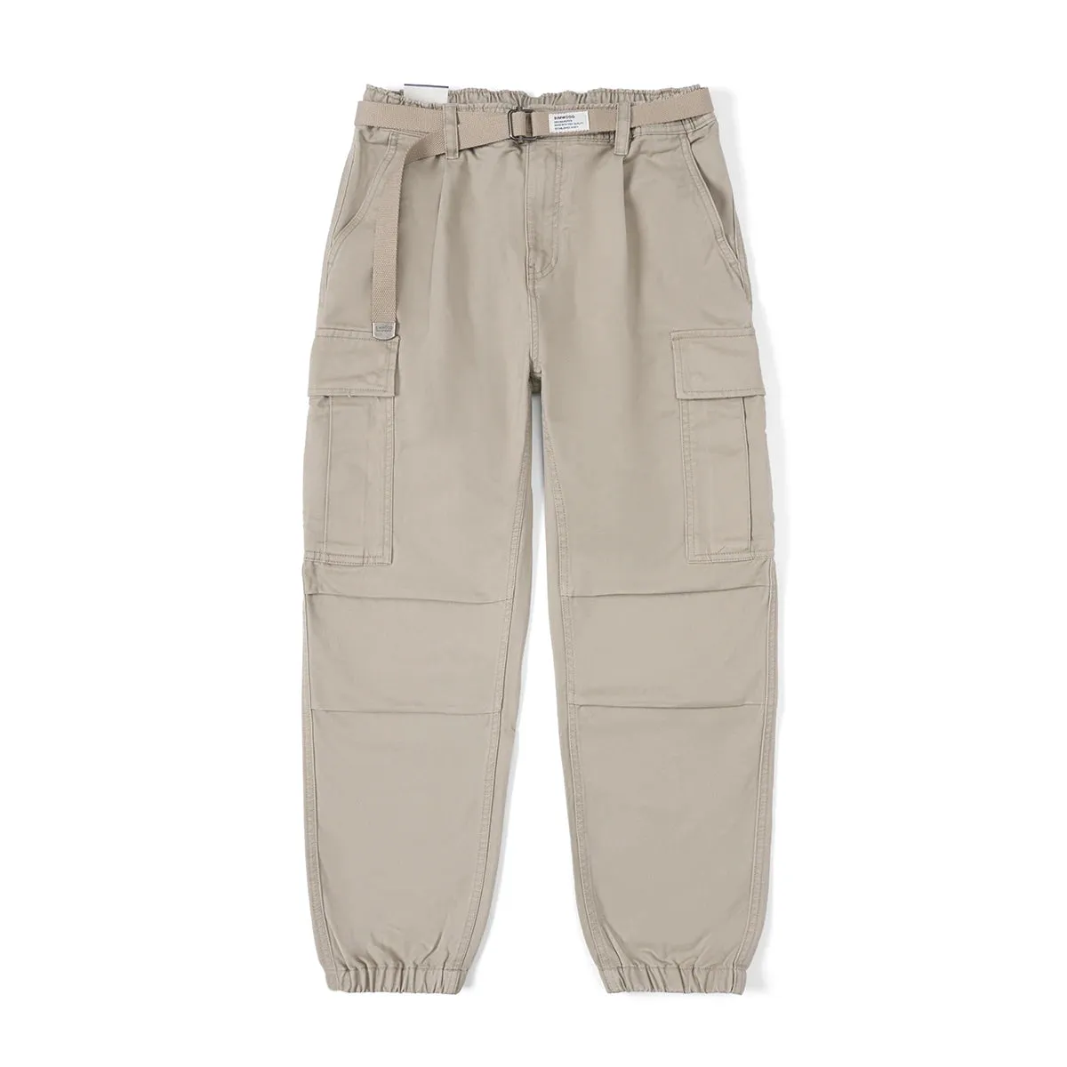 Loose Tapered Cargo Pants Men - 100% Cotton Plus Size Trousers