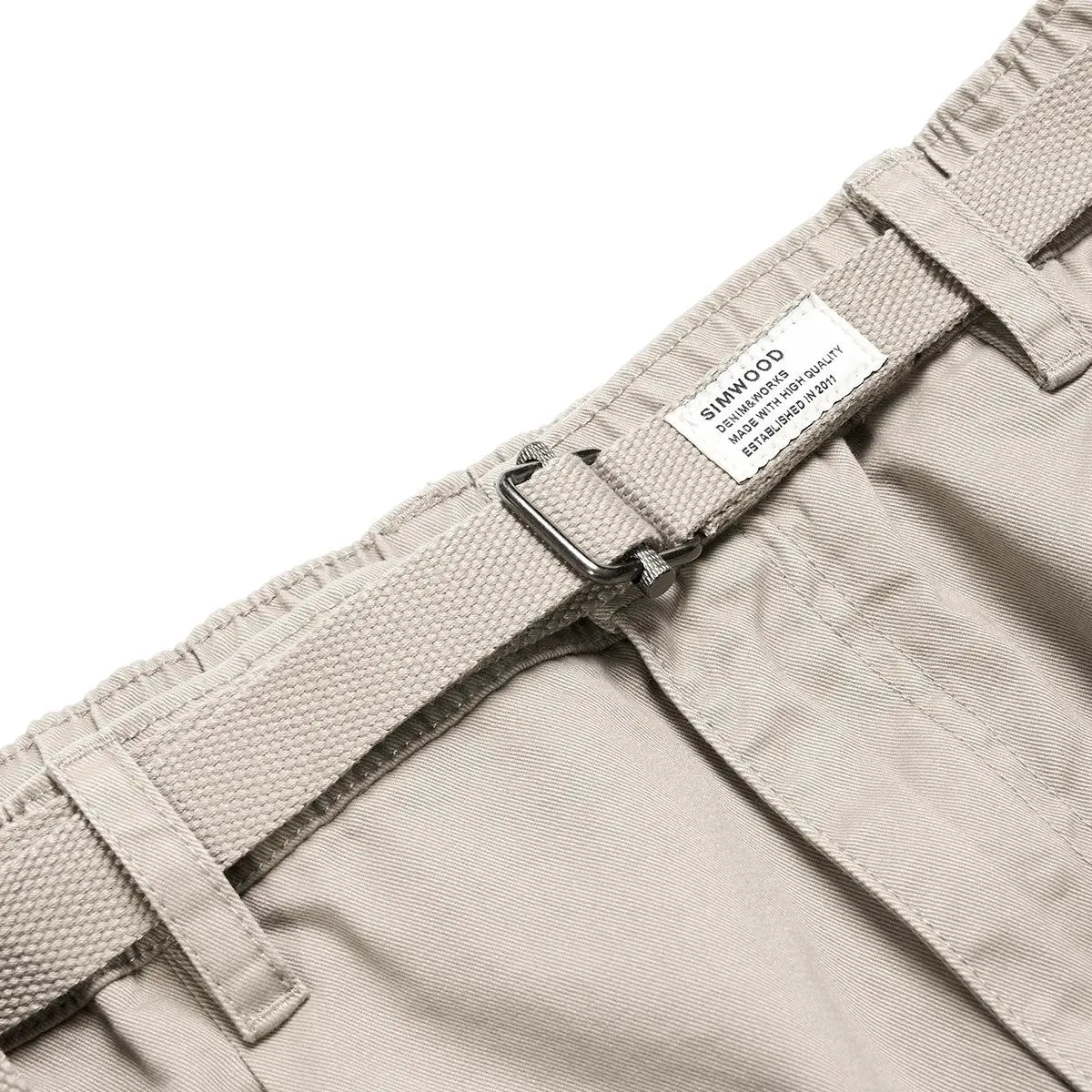 Loose Tapered Cargo Pants Men - 100% Cotton Plus Size Trousers