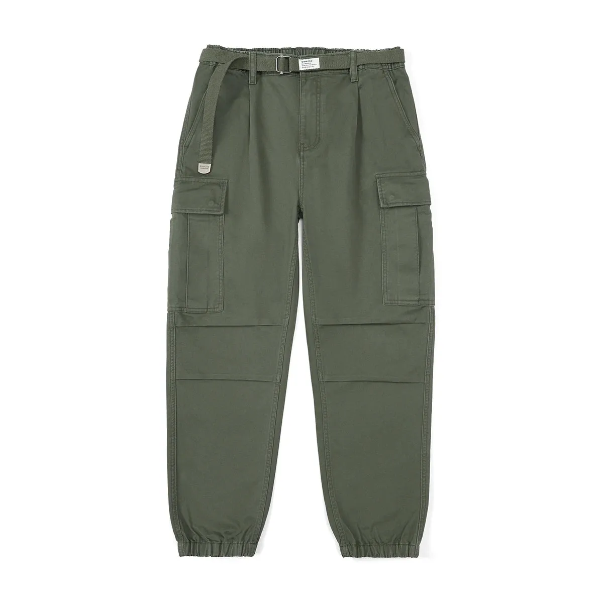 Loose Tapered Cargo Pants Men - 100% Cotton Plus Size Trousers