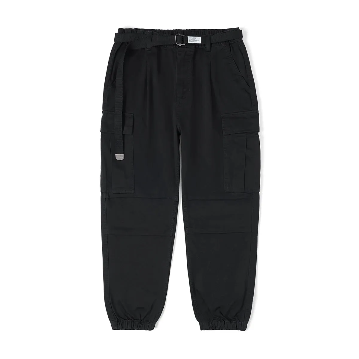 Loose Tapered Cargo Pants Men - 100% Cotton Plus Size Trousers