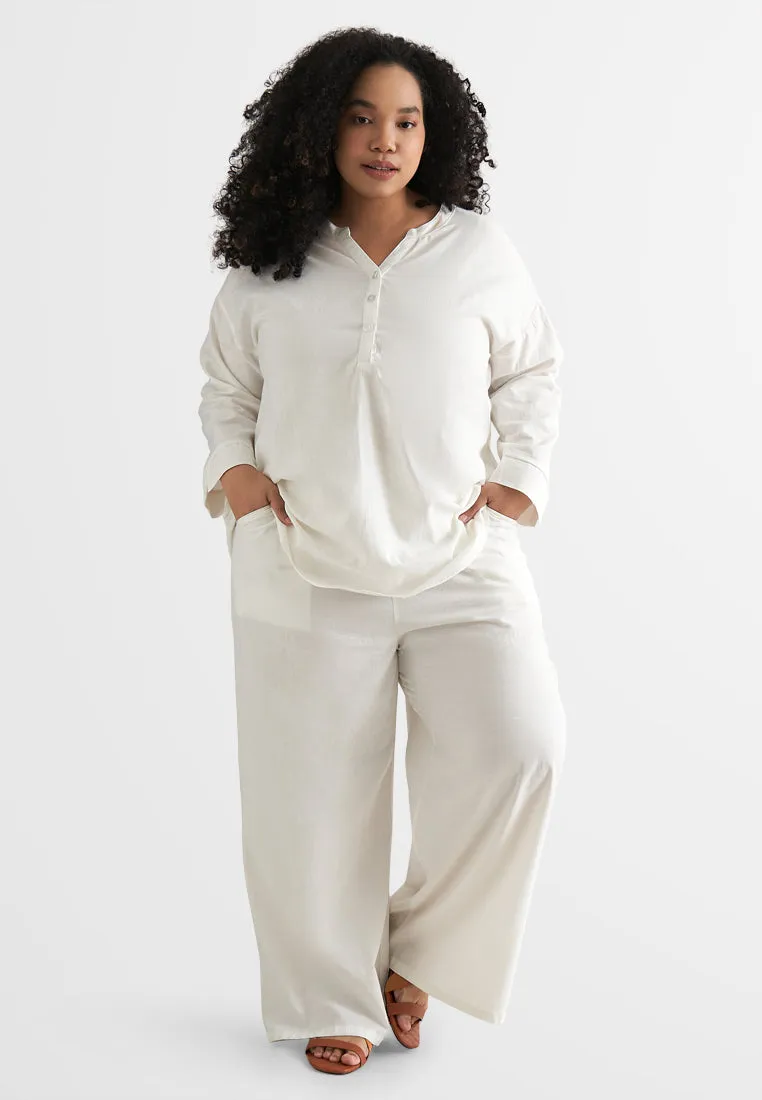 Lucinda Linen Wide Leg Pants