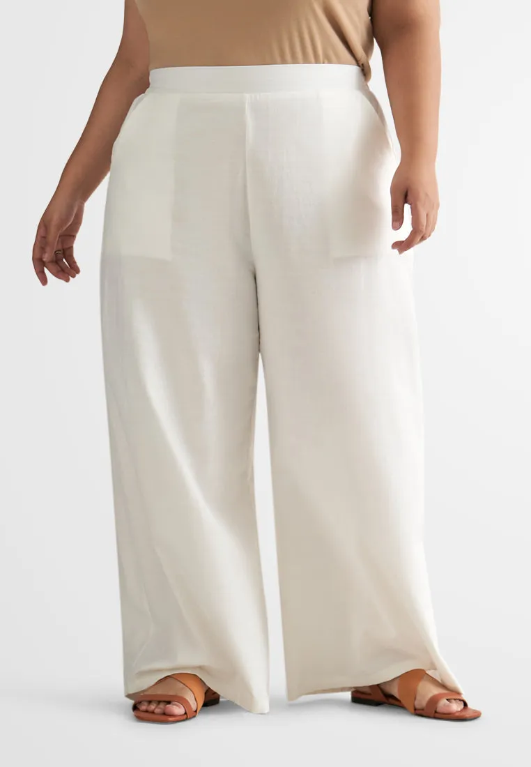 Lucinda Linen Wide Leg Pants