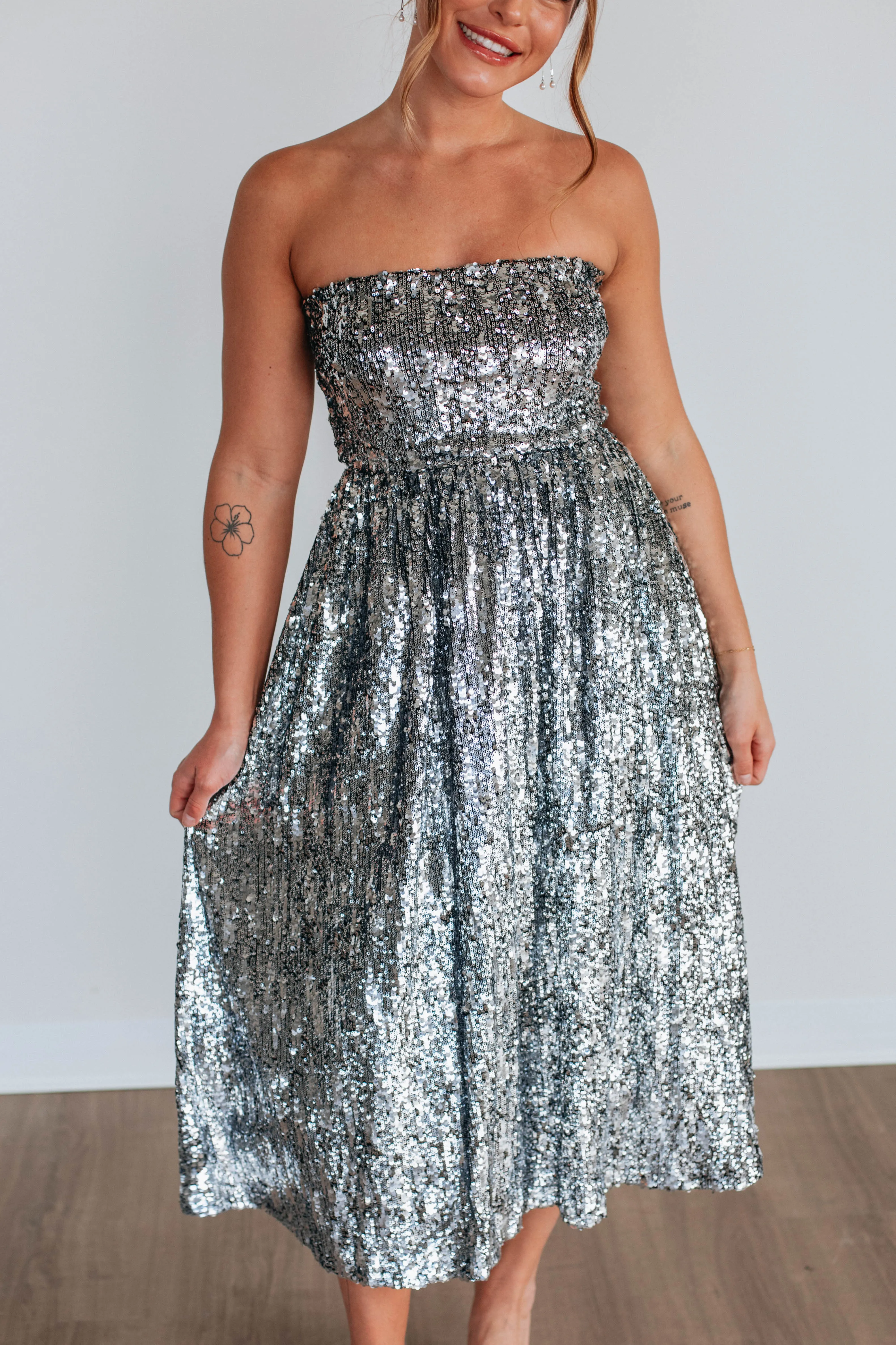 Memorable Glam Sequin Dress