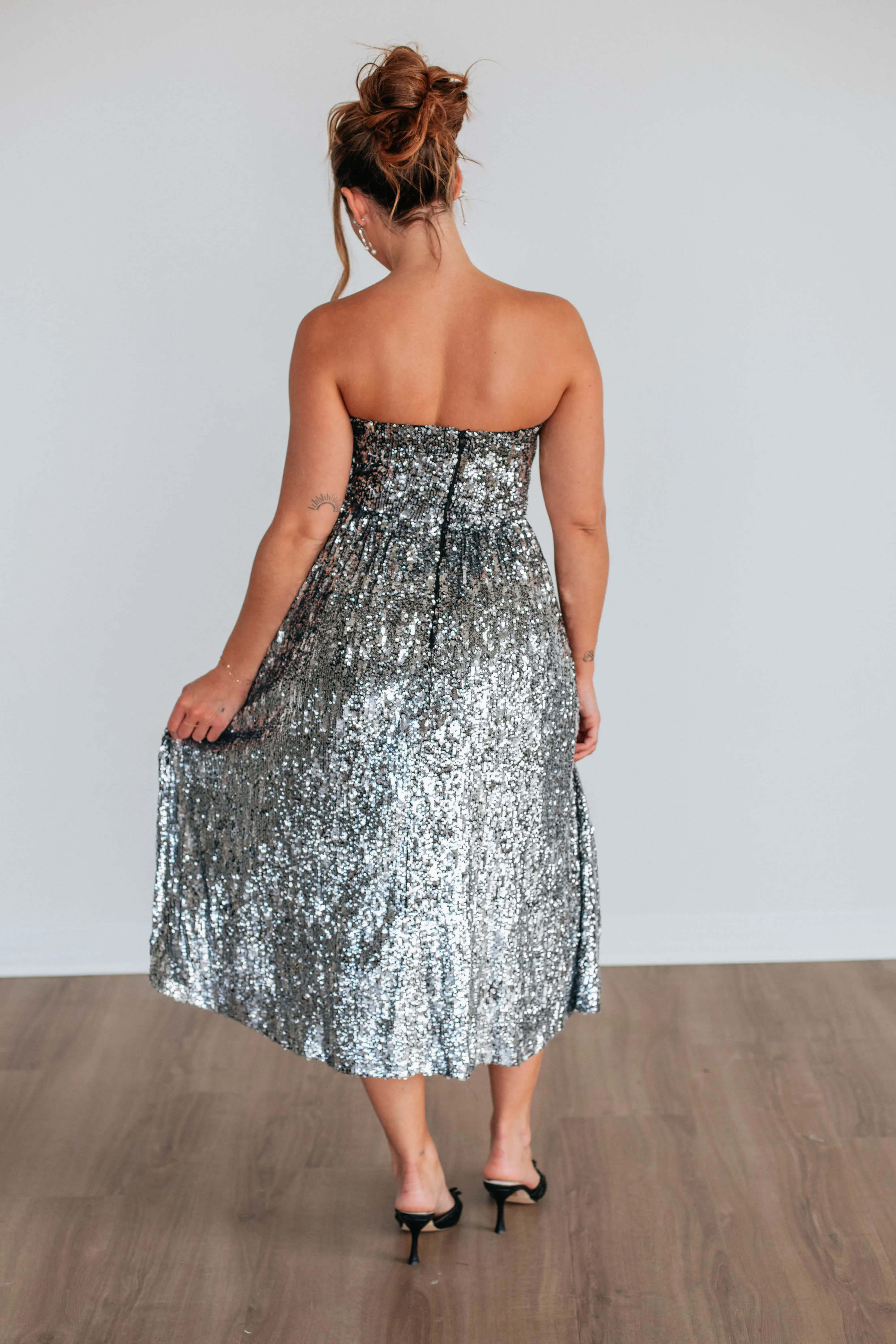 Memorable Glam Sequin Dress