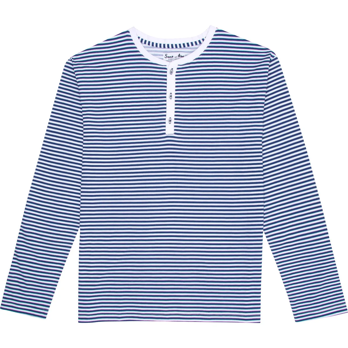 Men's Marina Jersey Long Knit Henley