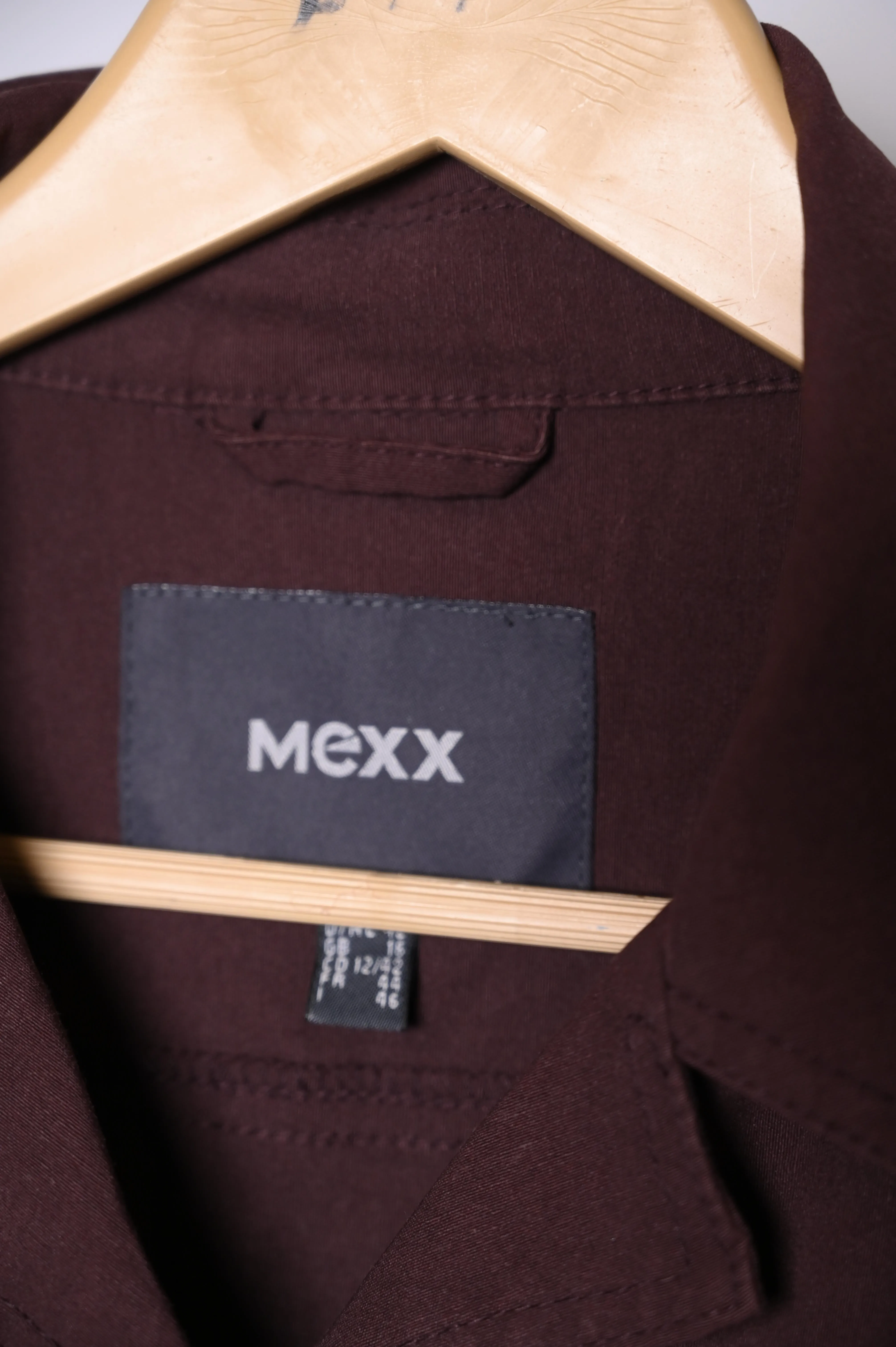 Mexx Brown Button Down Jacket – Small