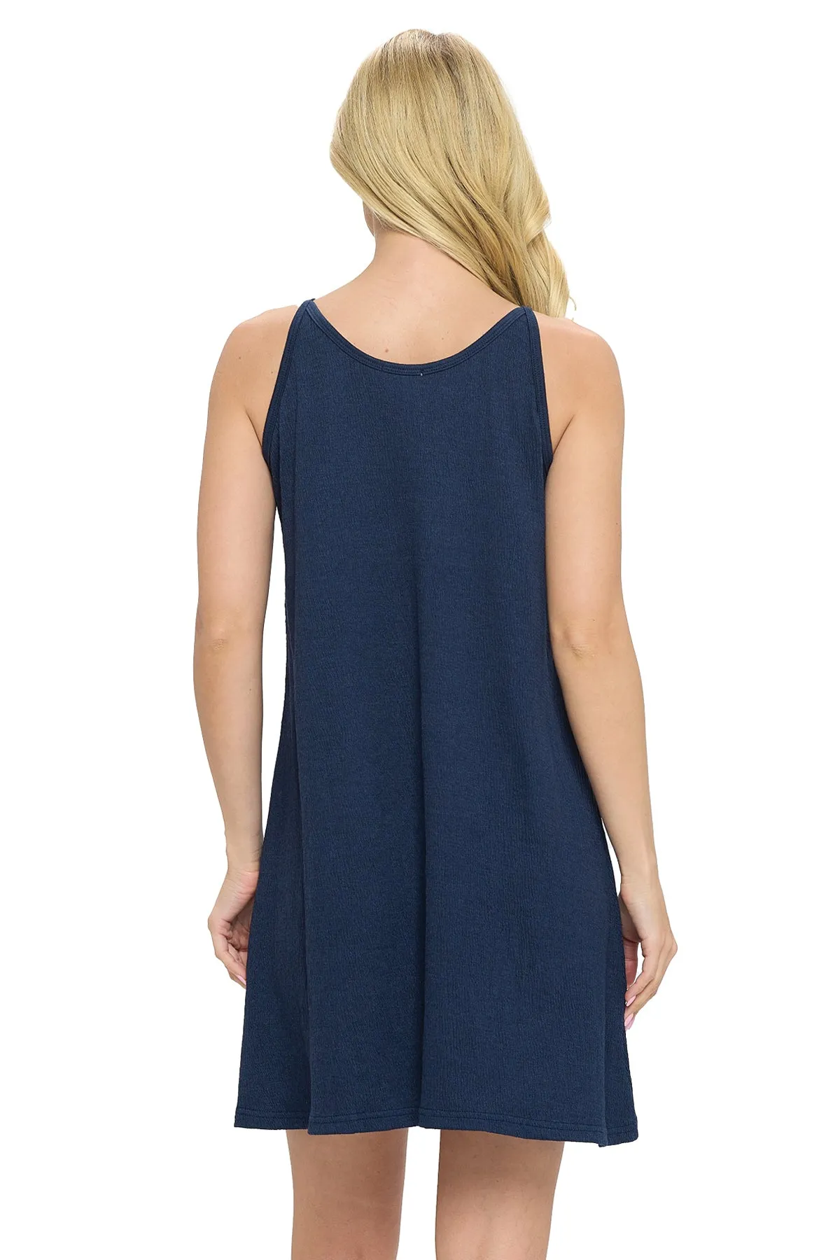 Mini Dress Plain Casual