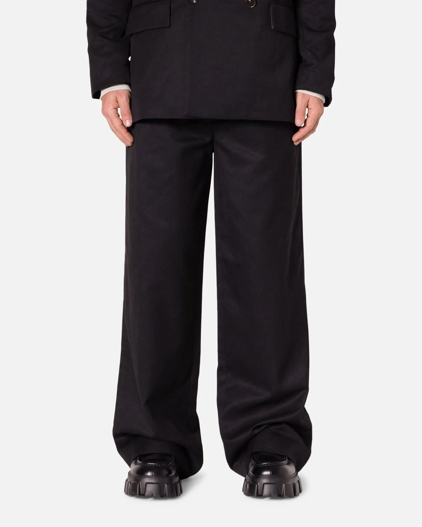 MNML Played Suit Pants Black