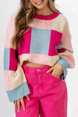 Natelie Multicolor Slouchy Sweater