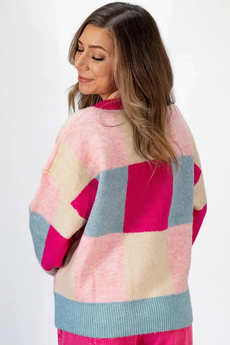 Natelie Multicolor Slouchy Sweater