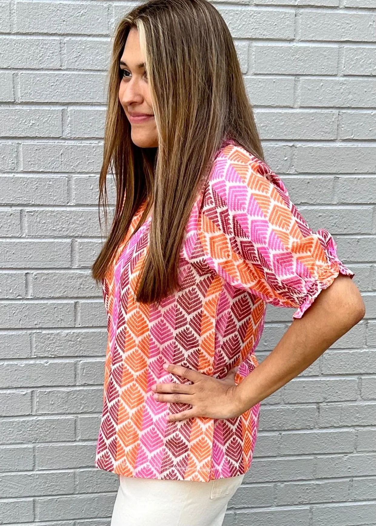 Ombré Pattern Top by Ivy Jane